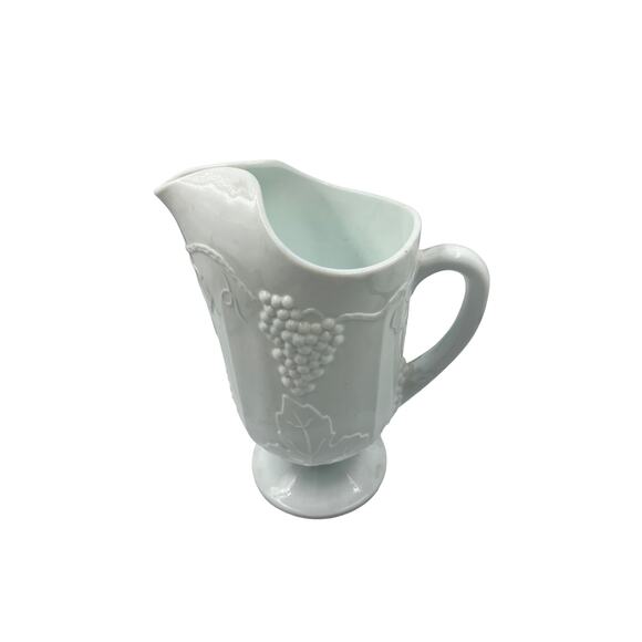 Harvest Milk Glass by COLONY large pitcher - Picture 2 of 5